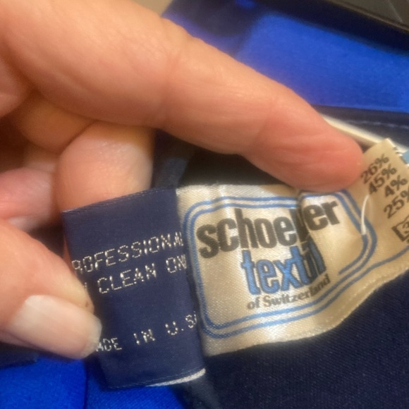 Blue vintage Serac ski pants, Size 8 - Picture 3 of 8